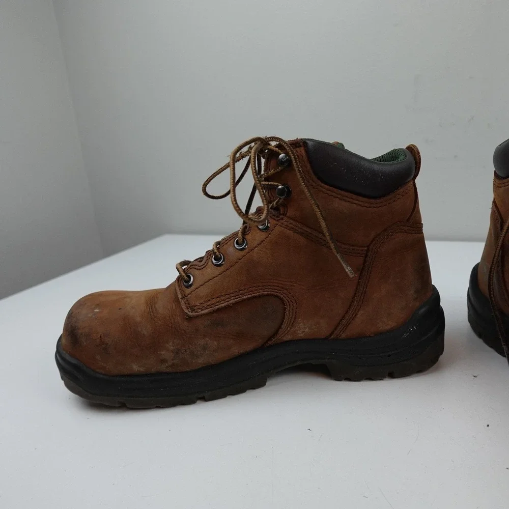 Red Wing King Safety Toe Shoes Boots Mens Size 10.5 D Brown Leather Steel 2235